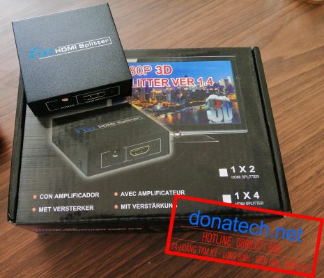 Bộ chia HDMI 1 ra 2 Splitter Full HD 1080P